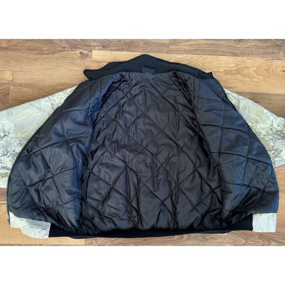 Vintage Ghost‎ Camo Prairie Field Bomber Jacket Quilt Insulated Size XL(?) GUC - Picture 14 of 14